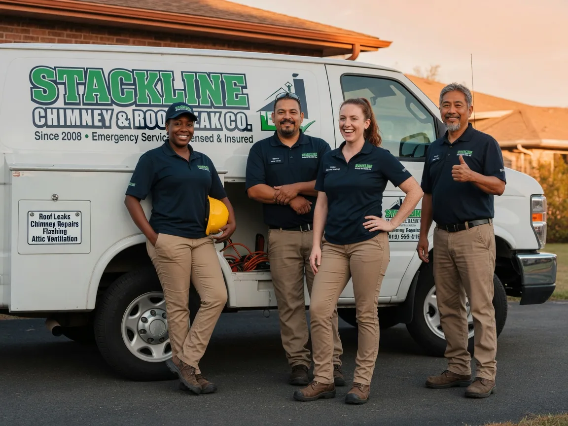 Chimney flashing repair company in Mackinaw City, MI